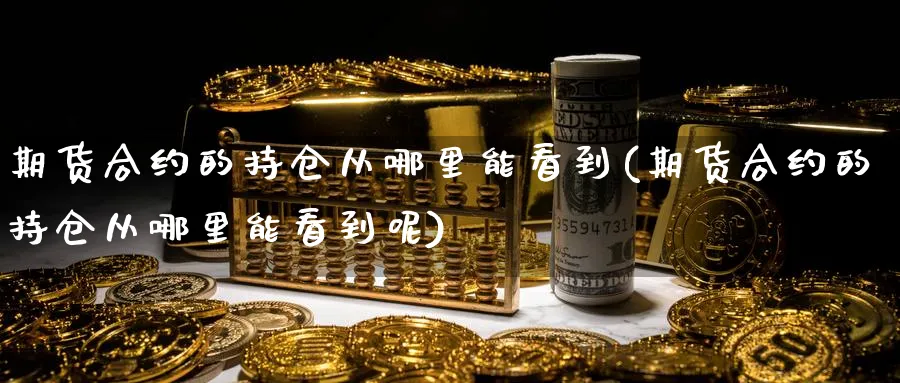 期货合约的持仓从哪里能看到(期货合约的持仓从哪里能看到呢)_https://www.ccsxhkc.com_商业模式_第1张