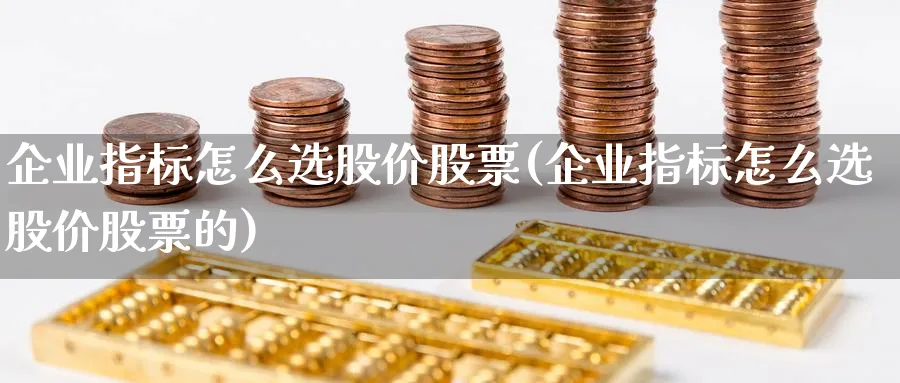 企业指标怎么选股价股票(企业指标怎么选股价股票的)_https://www.ccsxhkc.com_基金投资_第1张