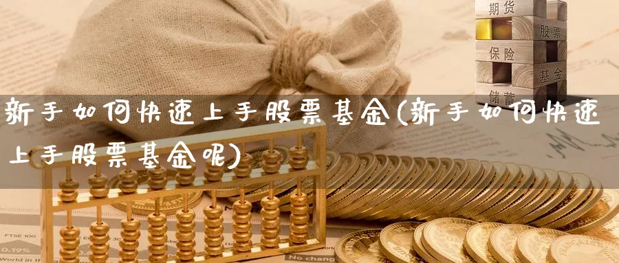 新手如何快速上手股票基金(新手如何快速上手股票基金呢)_https://www.ccsxhkc.com_金融监管_第1张