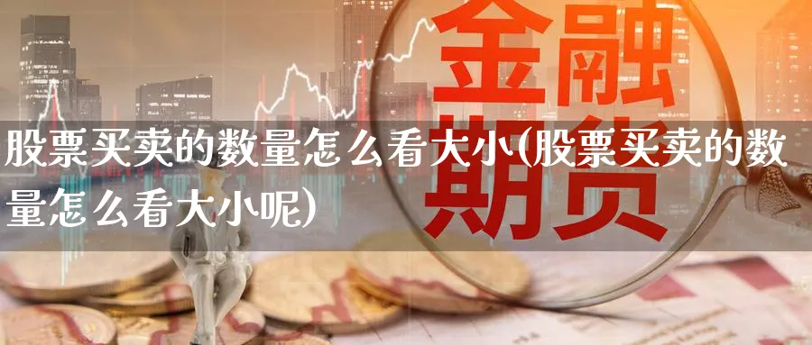 股票买卖的数量怎么看大小(股票买卖的数量怎么看大小呢)_https://www.ccsxhkc.com_金融监管_第1张