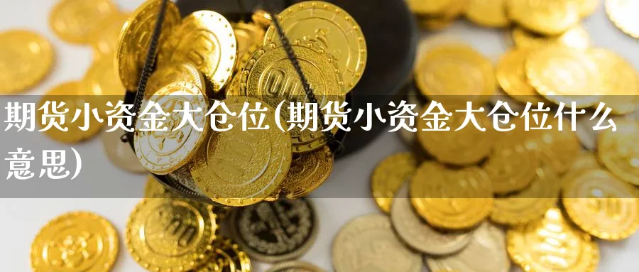 期货小资金大仓位(期货小资金大仓位什么意思)_https://www.ccsxhkc.com_商业模式_第1张